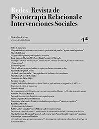 REDES. Revista de Psicoterapia Relacional e Intervenciones Sociales. Diciembre 2020